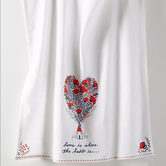 Anthropologie Other - BRAND NEW Anthropologie" Where The Heart Is" Dish Towel